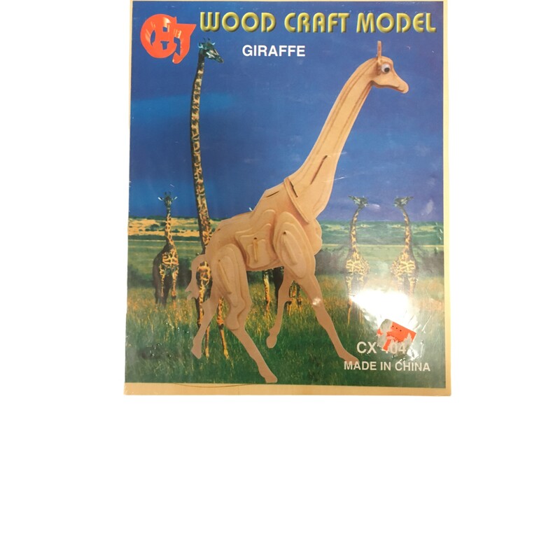 Wood Model Giraffe