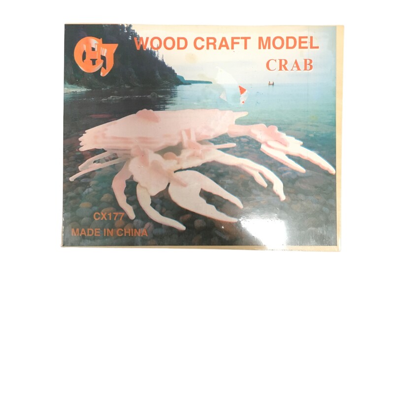 Wood Model Crab