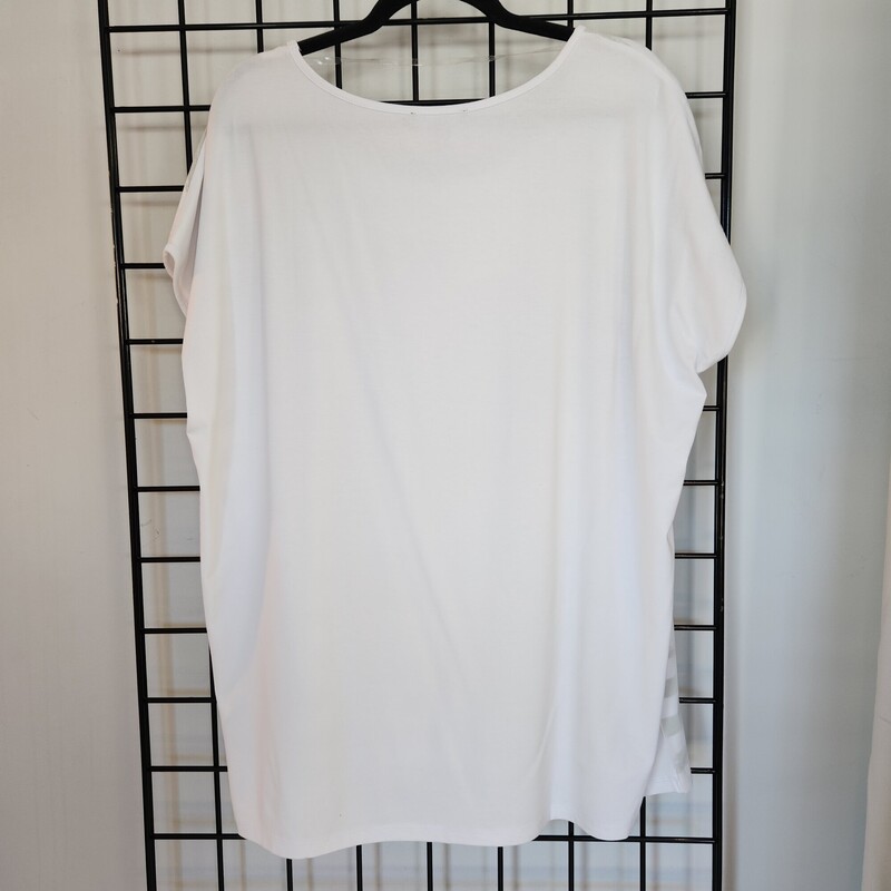 Yesta Graphic Tee, White, Size: 2X