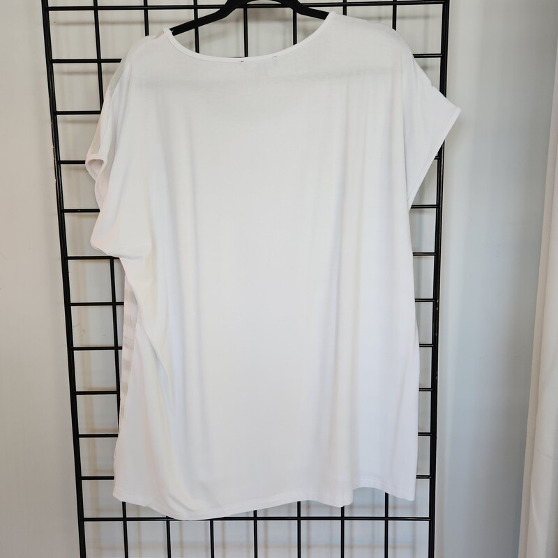 Yesta Graphic Tee, White, Size: 1X