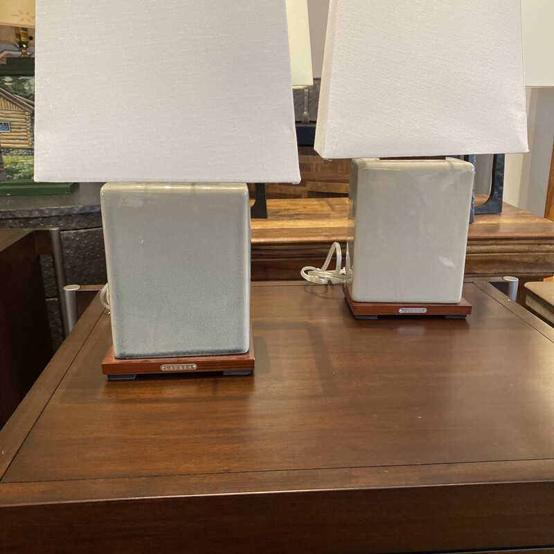 RL Porcelain Table Lamps, Set Of 2

Size: 17Hx7Wx9D