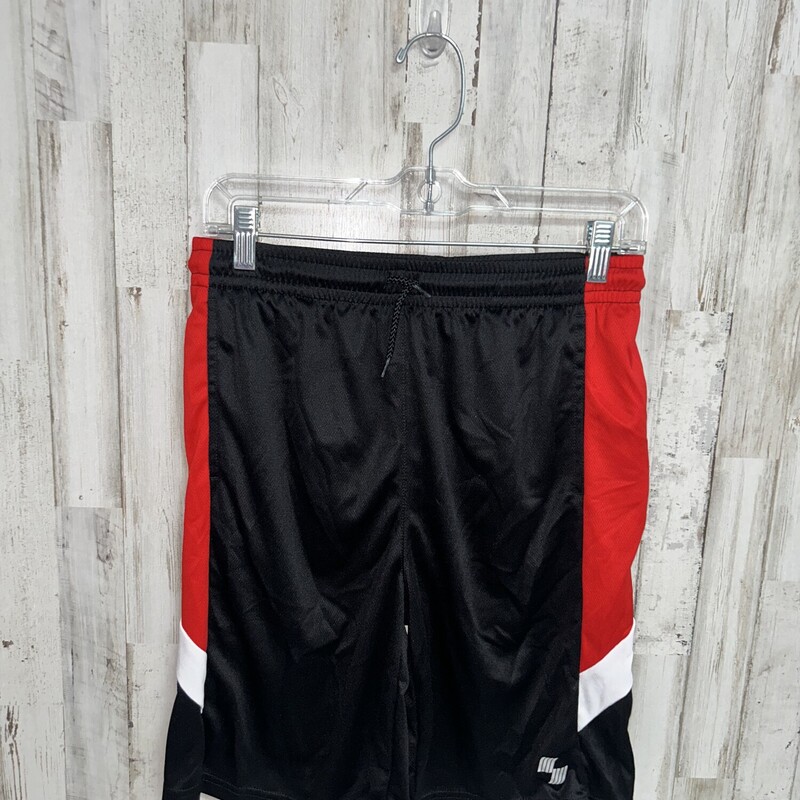 16 Black/Red Gym Shorts
