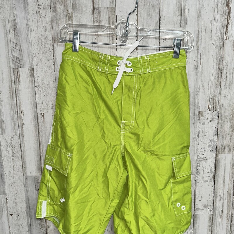 14/16 Lime Swim Shorts, Green, Size: Boy 10 Up