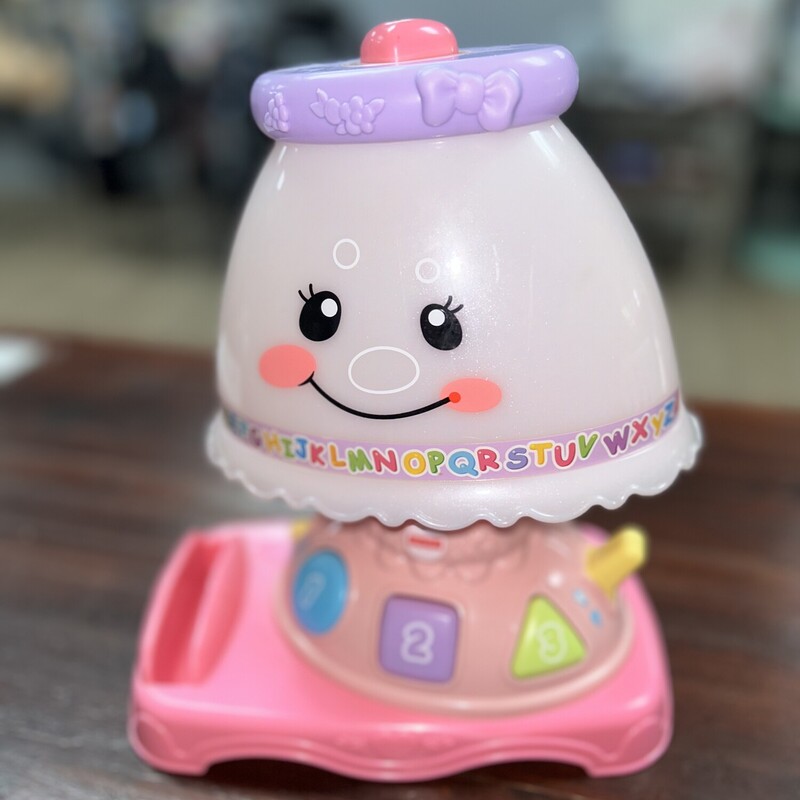 Pink Learning Lamp, Pink, Size: Toys
