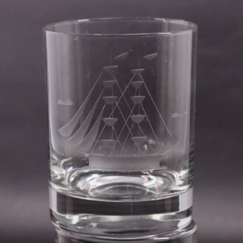 Set of 4 Clipper Ship Double Old Fashioned Glasses
Clear Size: 3.25 x 4H