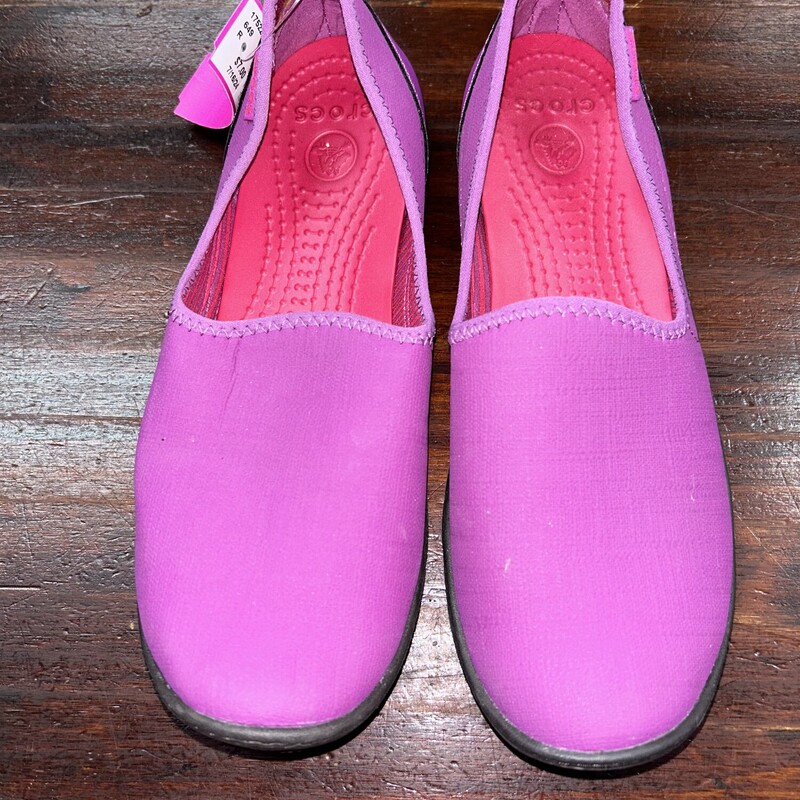A8 Purple Slip On Shoes, Purple, Size: Shoes A8