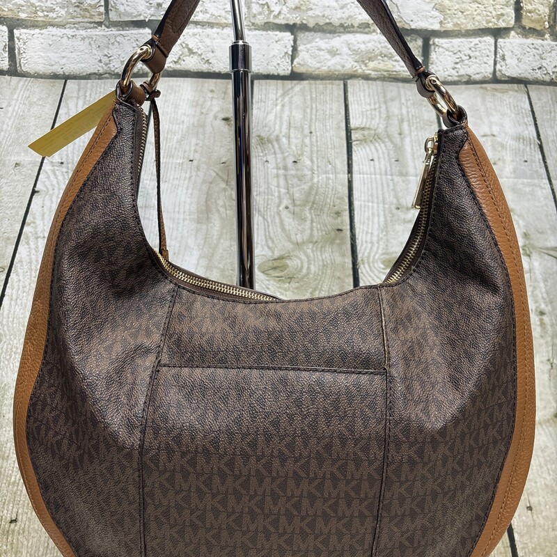 Michel Kors Lydia Hobo, Nat/acor, Size: Shoulder