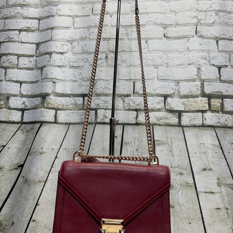 Michael Kors Whitney, Maroon, Size: Crossbody