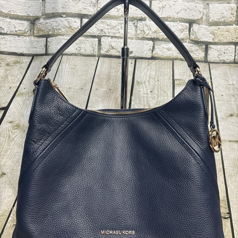 Michael Kors Aria, Navy, Size: Larg Shldr