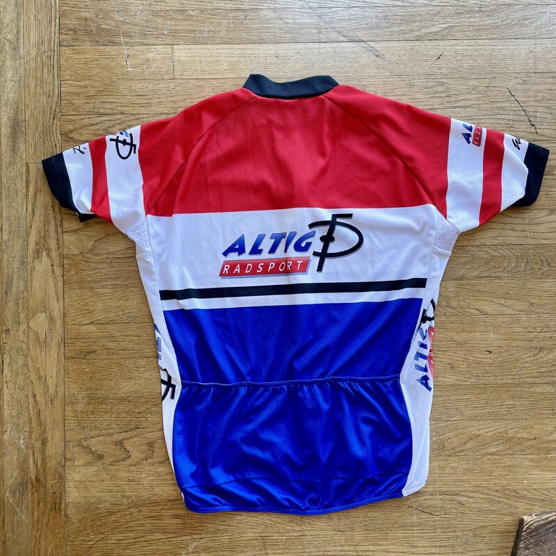 Radsport ZipupBikeTEE, R+W+B, Size: LARGE<br />
All Sales Are Final . No Returns<br />
<br />
Have It Shipped or Pick Up from store Within 7 Days of Purchase<br />
<br />
Thank you for Shopping With Us:-)