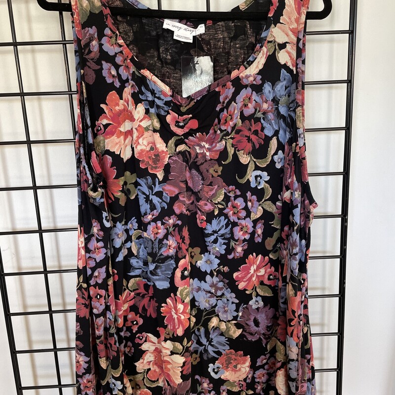 In Every Story... Tank, Floral, Size: 5X