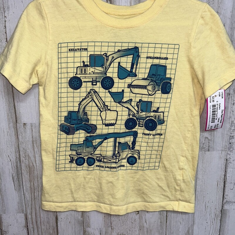 4T Yellow Truck Tee, Yellow, Size: Boy 2T-4T