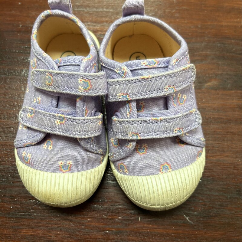 5 Purple Rainbow Sneaker, Purple, Size: Shoes 5