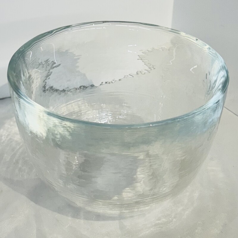 Heavy Textured Glass Bowl
Clear
Size: 7 x 5H