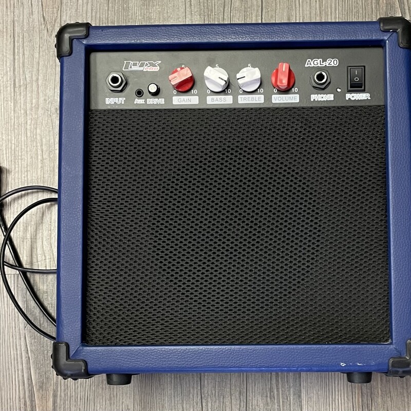 Lyxpro Guitar Amplifier, Blue, Size: Used
Broken handle