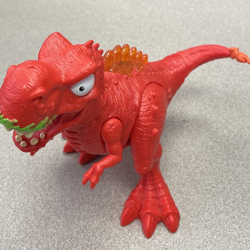 Smashers Mega Light Up Dinosaur, Orange, Size: Pre-owned