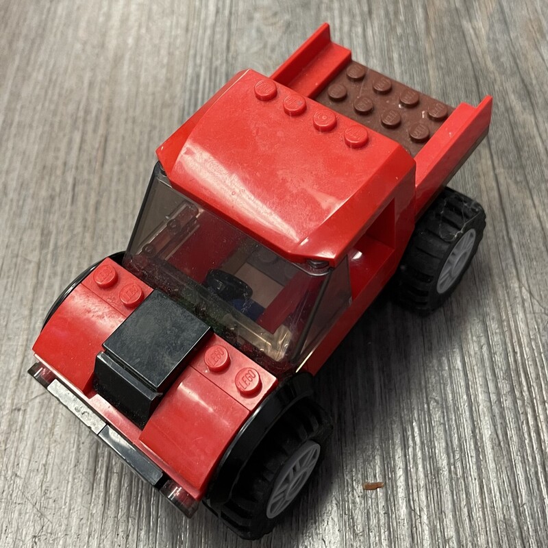 Lego Truck, Red, Size: Pre-owned