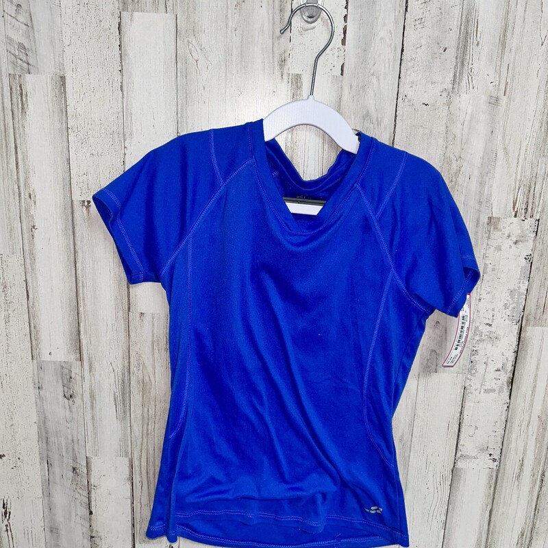 8/10 Blue Athletic Tee, Blue, Size: Girl 7/8