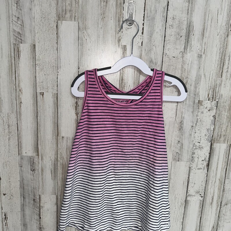 7/8 Pink Stripe Ombre Tan, Pink, Size: Girl 7/8