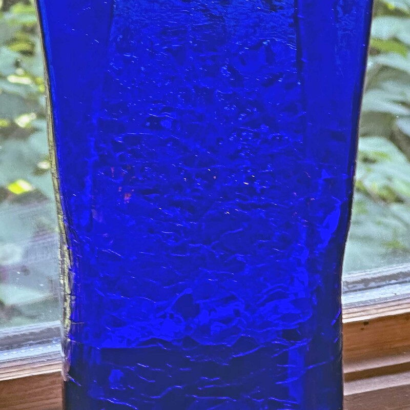 Hand Made Cobalt Blue Vase

10 Inches H