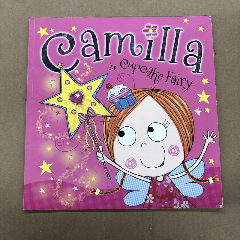 Camilla The Cupcake Fairy, Size: Back, Item: Paper