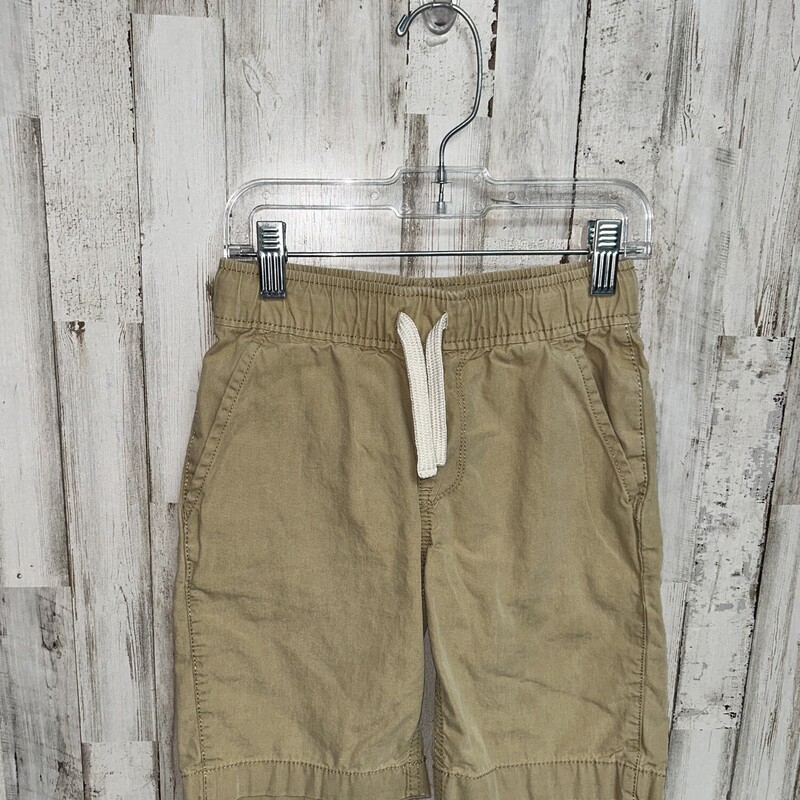 7 Drawstring Khaki Shorts, Khaki, Size: Boy 5-8
