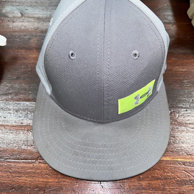 Grey/Green Logo Hat, Grey, Size: Accessorie