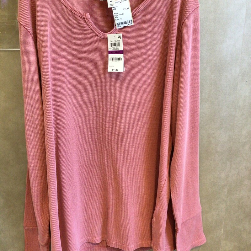 Style And Co, Pink, Size: 2x