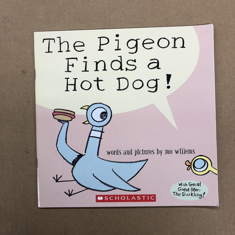 The Pigeon Finds A Hot Do, Size: Back, Item: Paper