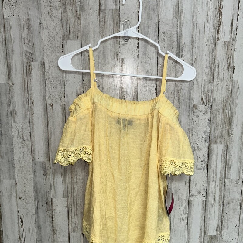 NEW M Yellow Lace Trim To, Yellow, Size: Ladies M