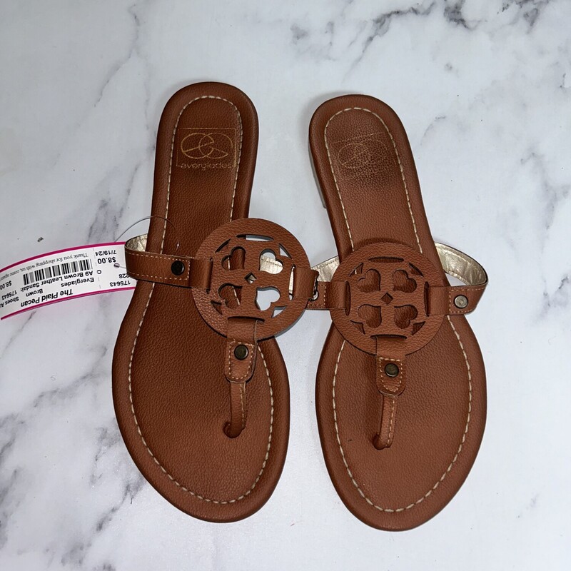 A9 Brown Leather Sandals