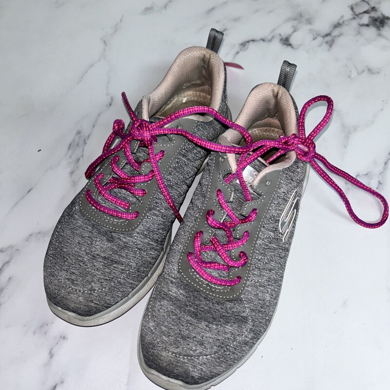 A6.5 Grey Tennis Shoes, Grey, Size: Shoes A6.5