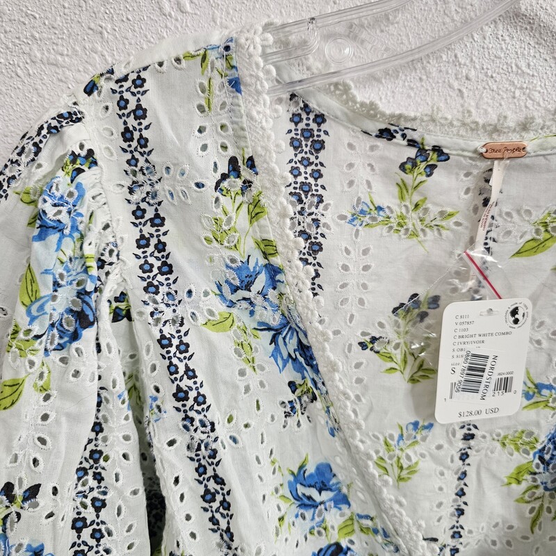 Free People, Bluewhte, Size: S/NWT