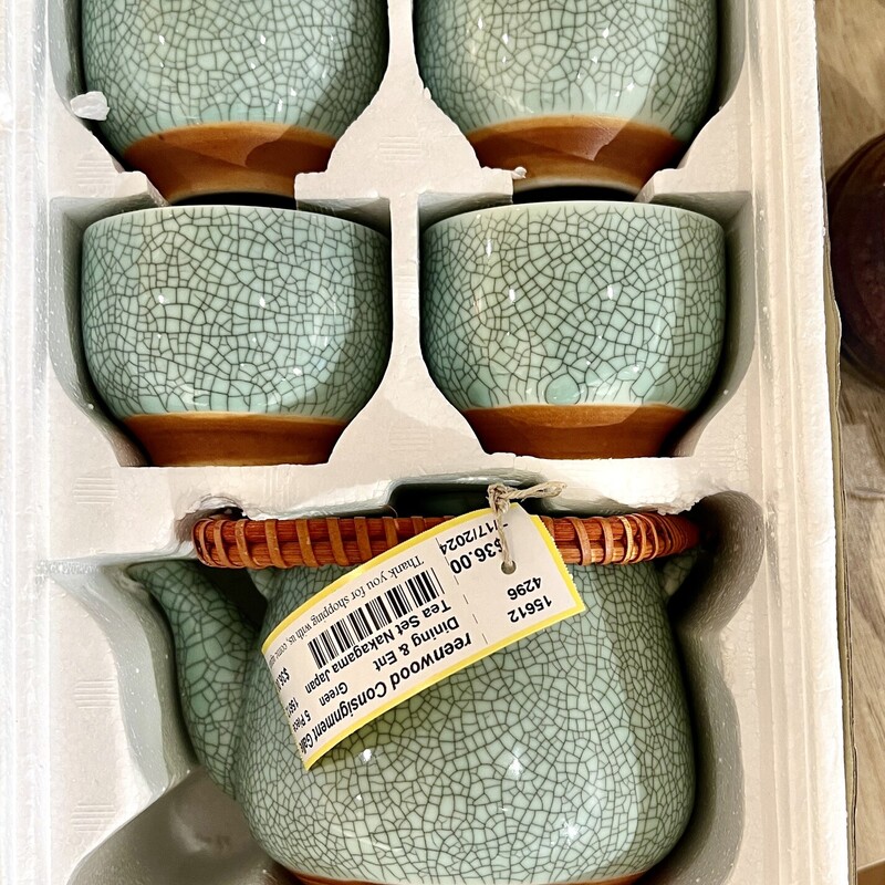 Boxed Tea Set Nakagama Japan,
Size: 5 Piece