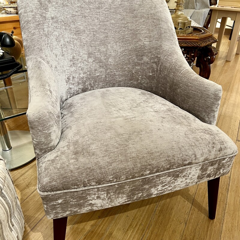 Pier 1 Accent Chair, Grey, Size: 27x27x34
