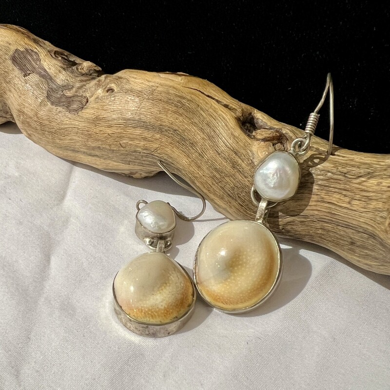 Pearl & Shell earrings