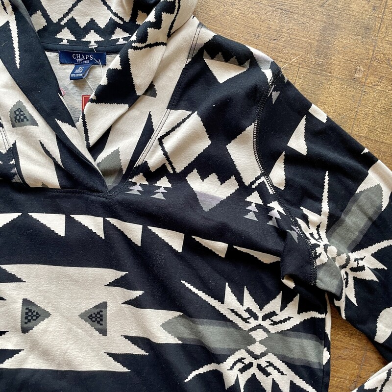 Chaps NWT Print Top, Black/cr, Size: 2X $28.99<br />
Original price $70.00<br />
<br />
All sales are final. No Returns<br />
<br />
Pick up within 7 days of purchase or have shipped.<br />
Thank you for your purchase:)