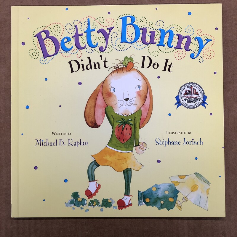 Betsy Bunny Didint Do It, Size: Back, Item: Paper
