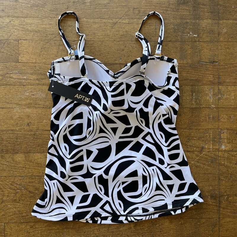 New With Tags Apt. 9 Swim Top, Black/White, Size: Medium<br />
Price: $16.99<br />
All sales are final. No Returns<br />
<br />
Pick up within 7 days of purchase<br />
Or<br />
Have it shipped<br />
Thank you for your purchase!
