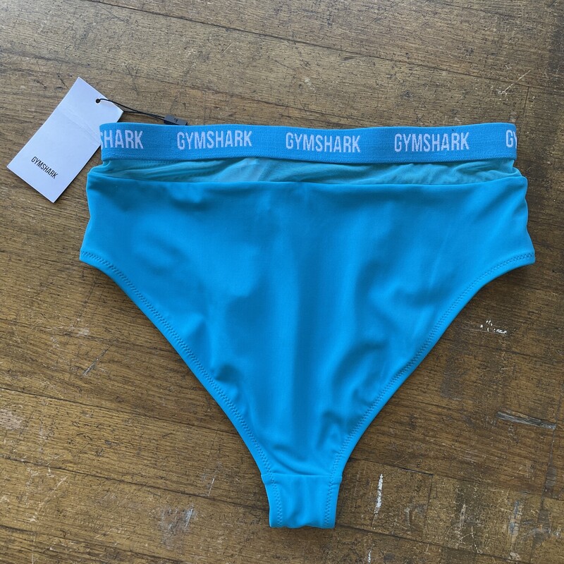 New With Tags, Gym Shark Swim Bottom, Blue, Size: Large<br />
Price: $18.99<br />
All sales are final. No Returns<br />
<br />
Pick up within 7 days of purchase<br />
Or<br />
Have it shipped<br />
Thank you for your purchase!