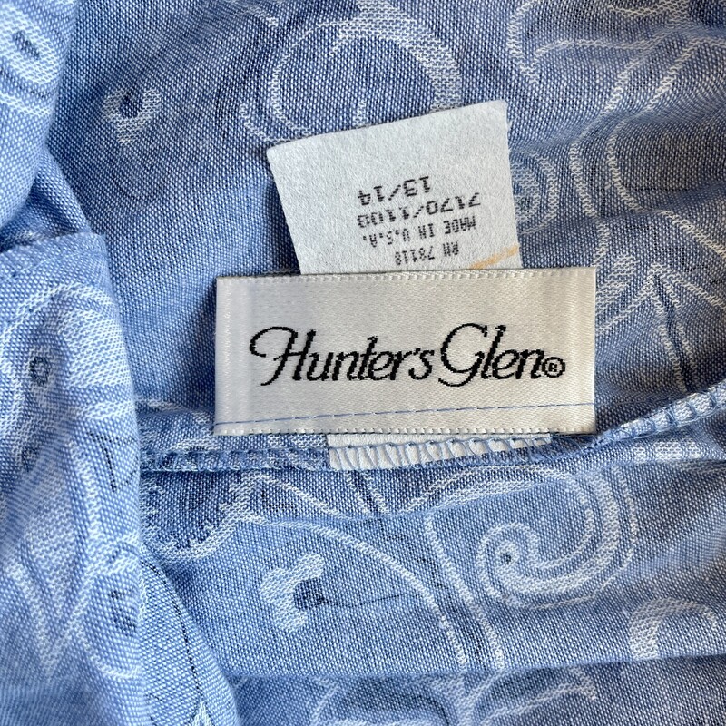 Hunters Glebananda Printed Short, Blue, Size: 13/14<br />
Price: $10.99<br />
All sales are final. No Returns<br />
<br />
Pick up within 7 days of purchase<br />
Or<br />
Have it shipped<br />
Thank you for your purchase!