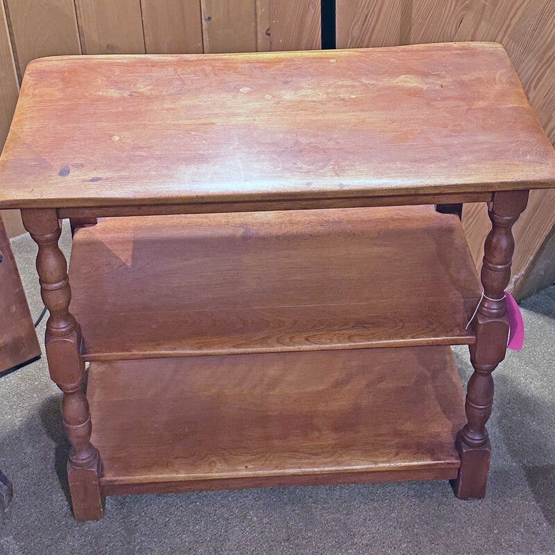 2 Tier Maple Side Table