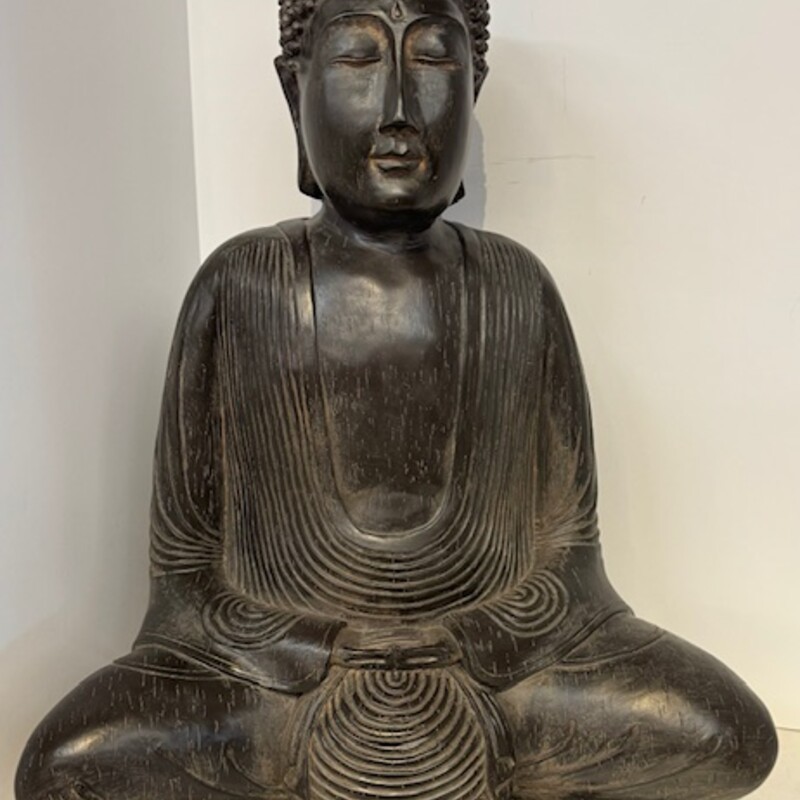 Carved Wood Buddha
Black Brown
Size: 15 x 10 x 20H