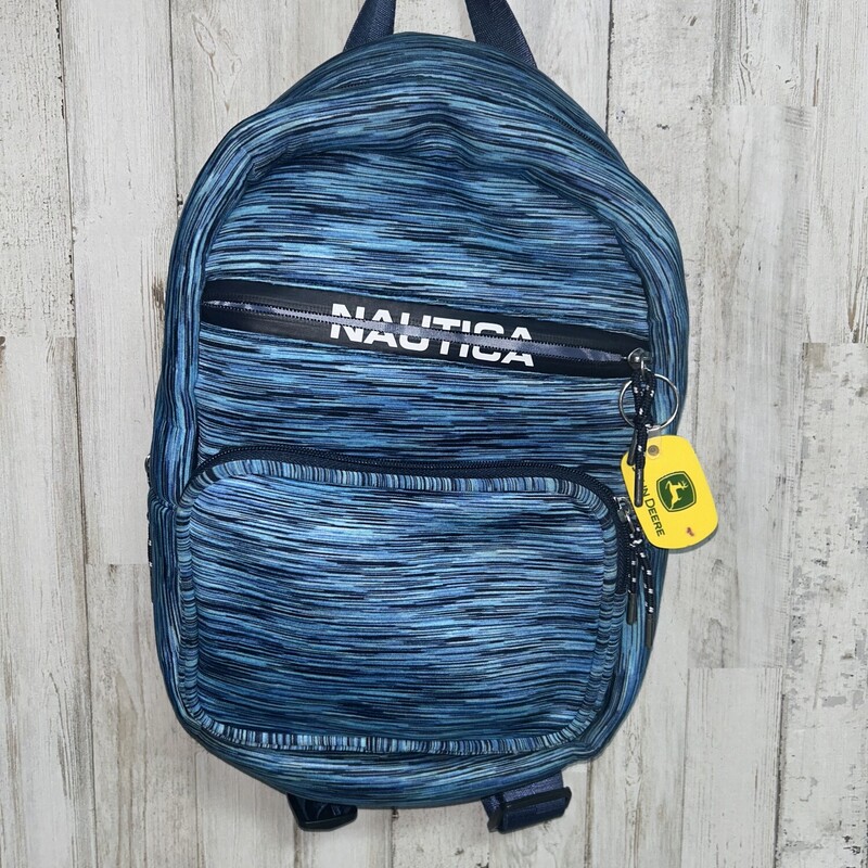 Blue Heathered Backpack