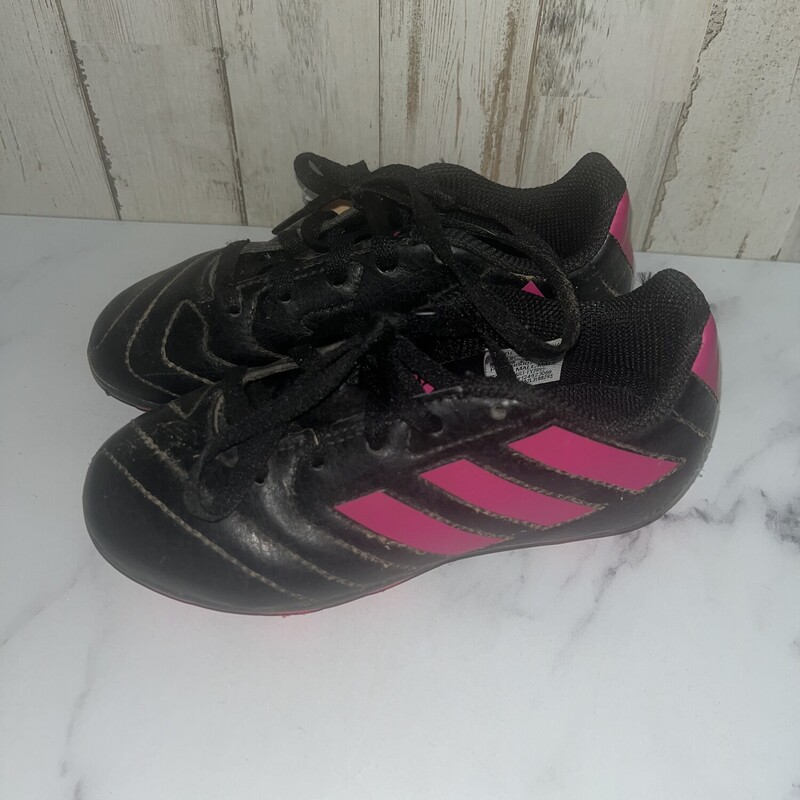 10.5 Black/pink Cleats, Black, Size: Shoes 10.5