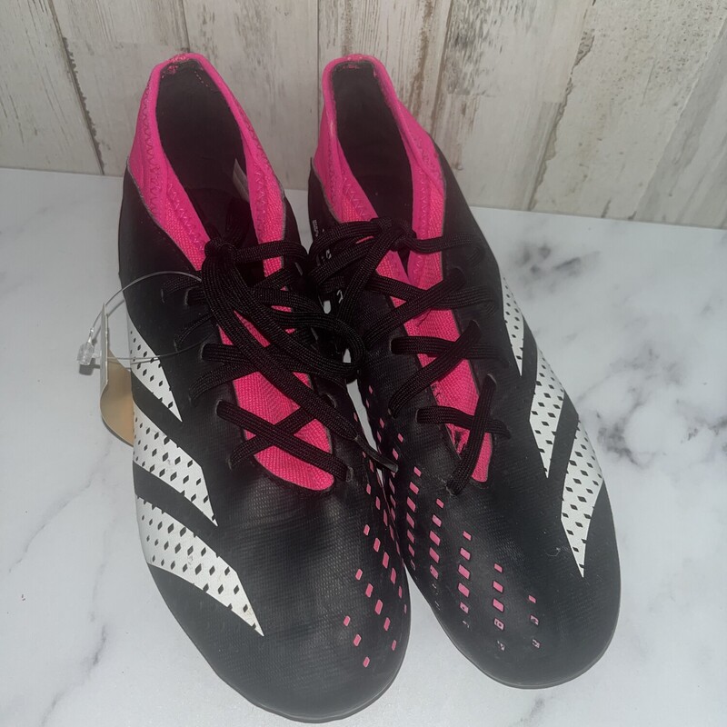 Y5 Hot Pink Logo Cleats