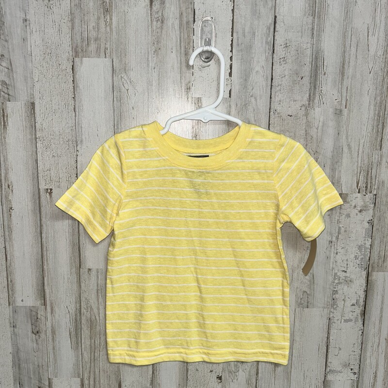 18M Yellow Stripe Tee, Yellow, Size: Boy 12-24m