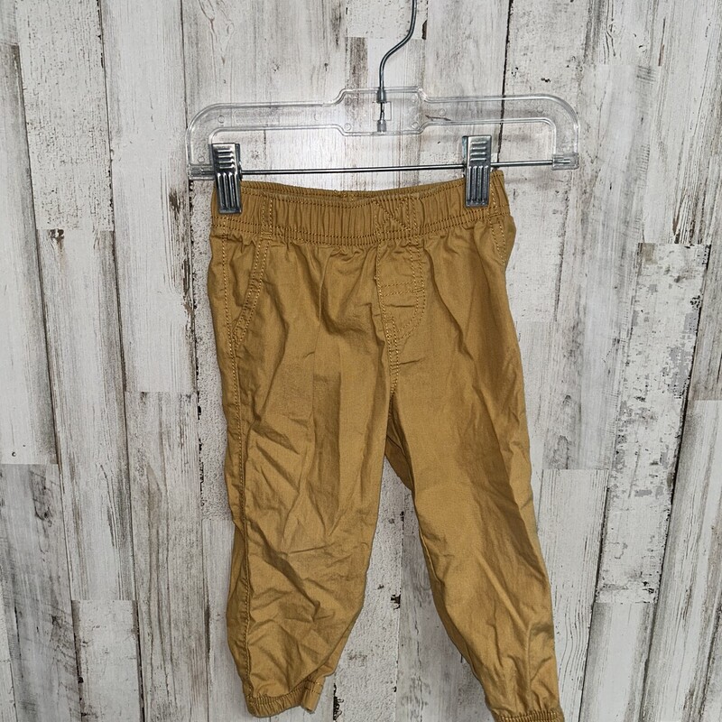 18M Tan Pull On Pants, Tan, Size: Boy 12-24m