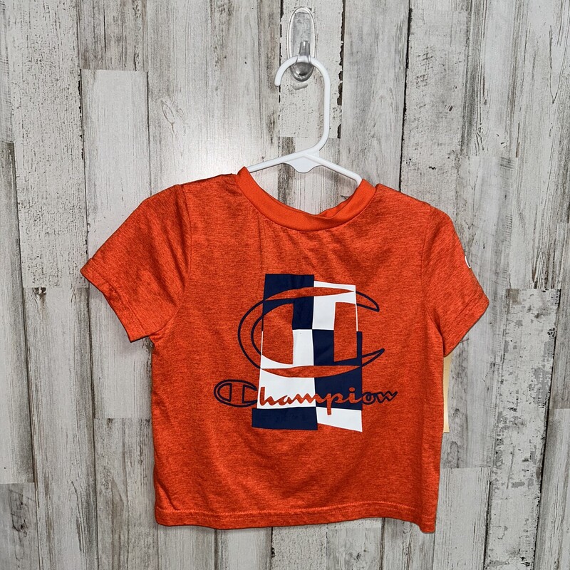 18M Orange Logo Tee, Orange, Size: Boy 12-24m