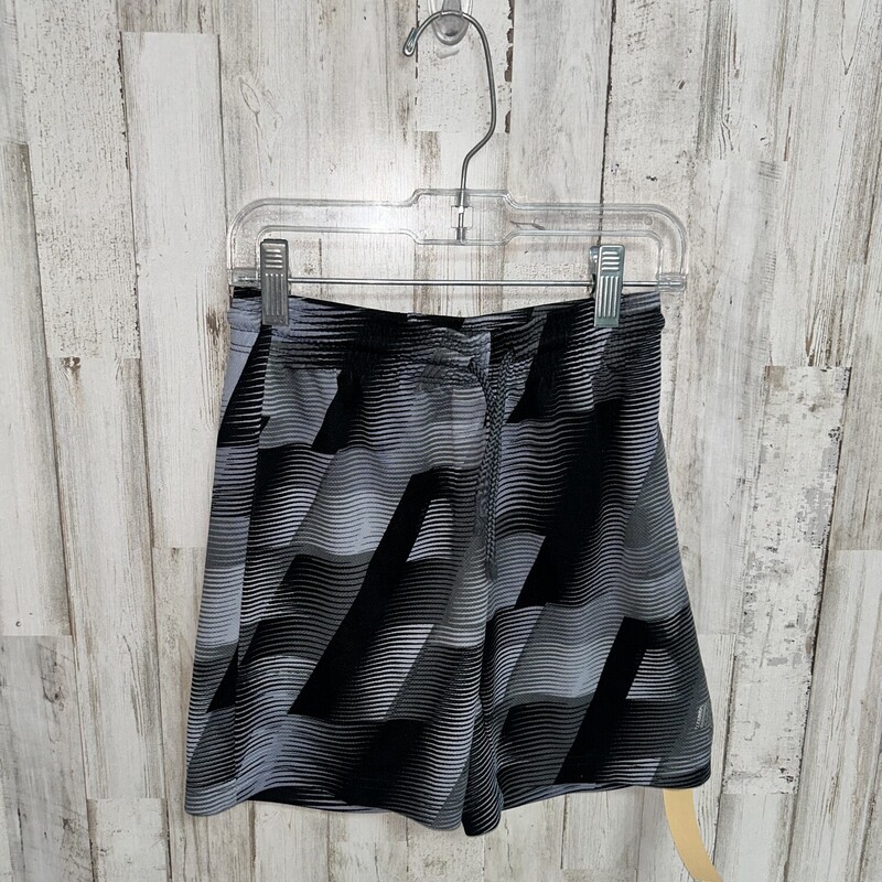 5/6 Black/Grey Print Shor